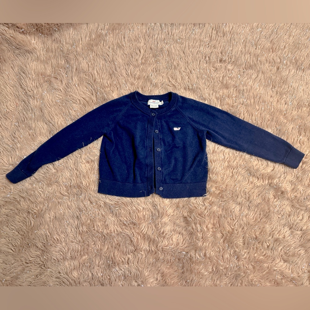 Kids Vineyard Vines Navy Cardigan